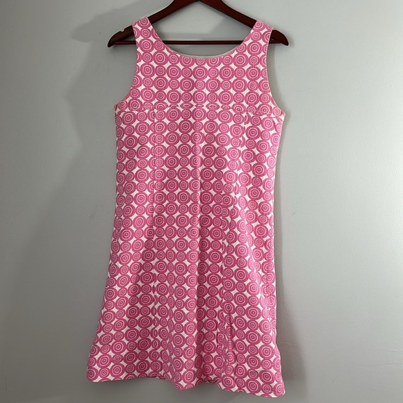 Lilly Pulitzer Larsson Shift Dress Pink Cotton size 8 - Picture 4 of 6